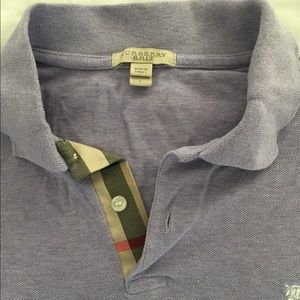 Burberry Men’s polo style cotton shirt